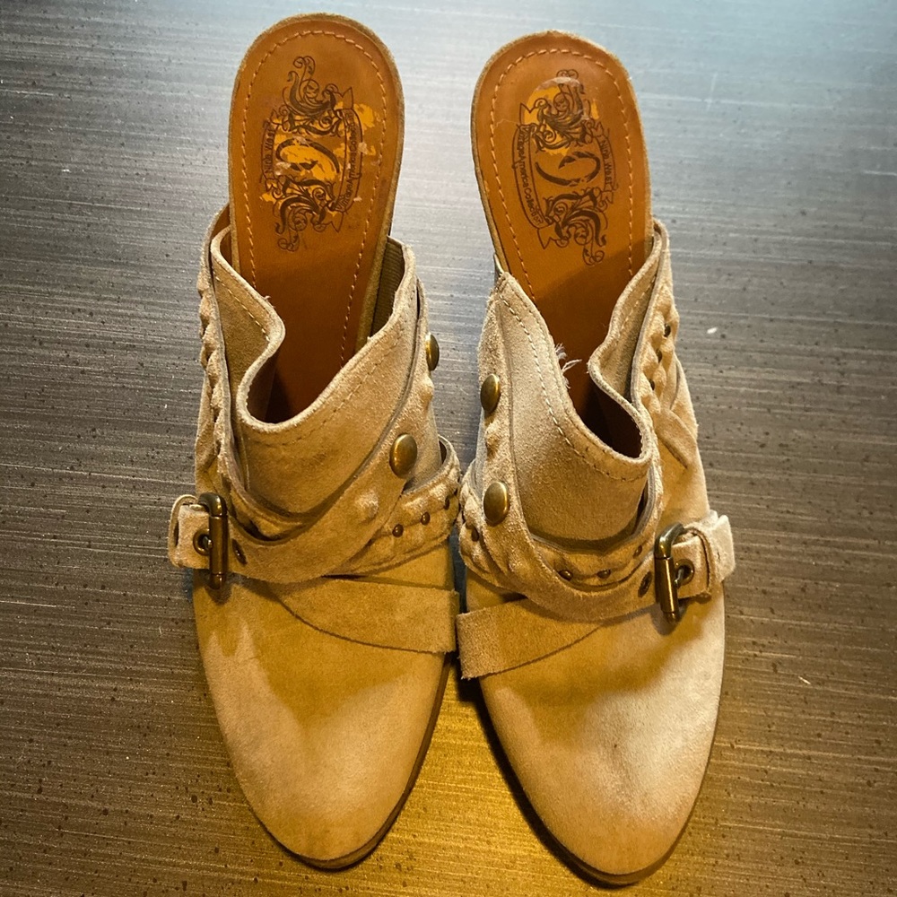 Nine West mule heels